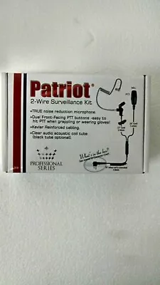 2-Wire Surveillance Kit Headset Earpiece Motorola TRBOPatriot-M7 TRBO XPR  • $66.95