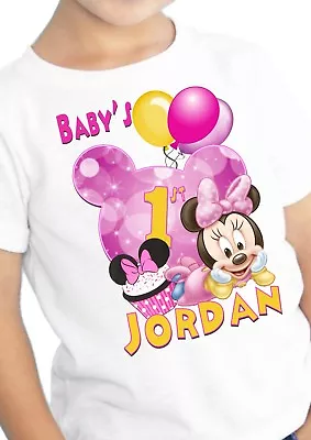 Minnie Mouse Birthday Shirt / Minnie Mouse Shirt / Minnie Mouse Party Supplies • $16.99