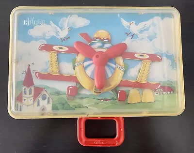 Vintage Chicco Airplane Pull String Music Box - Italy - Plane + Music Work • $14.99