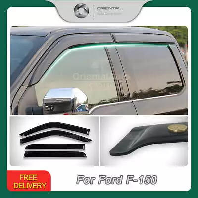 Luxury Weathershields Weather Shields Window Visors For Ford F-150 F150 2015+ • $81