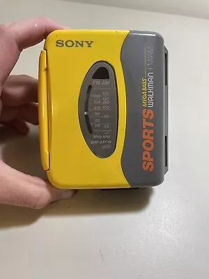 $14 • Buy Sony Walkman Sports WM-SXF33 Cassette Radio Player For Parts Not Working