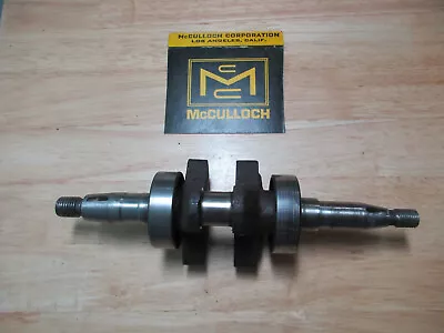 Genuine McCulloch Crankshaft 1.50  Stroke Chainsaw Or Kart • $124.99