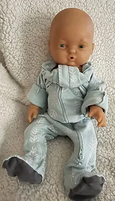 Famosa Doll Made Spain Vintage Baby Boy Blue Eyes Anatomical Correct 16” Tall • $55