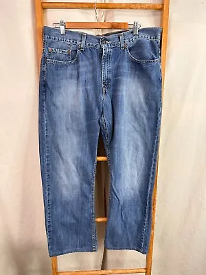 Levi's 503 Jeans Mens 36 L32 Denim Bootcut Blue • $23.95