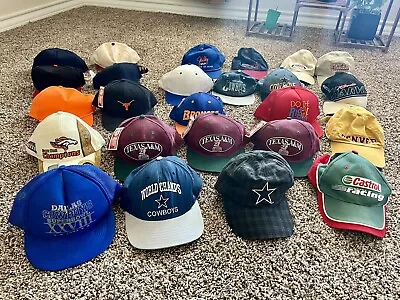 Huge Snapback Hat Baseball Cap Mixed Reseller Lot Of 25 Vintage Trucker Ball Cap • $92