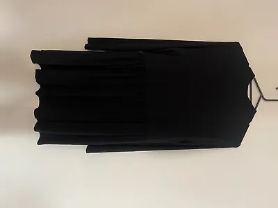 $15 • Buy ASOS Highneck Long Sleeve Dress Size 16 Black