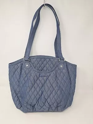 Vera Bradley Denim Style Glenna Satchel Shoulder Bag • $33