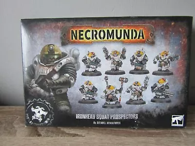 Warhammer Necromunda - Ironhead Squat Prospectors In Box Complete • £19