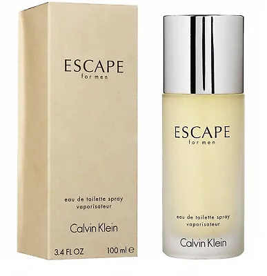 ✅ ESCAPE For Men By Calvin Klein - 100ml Eau De Toilette Spray BRAND NEW SEALED • £27.40