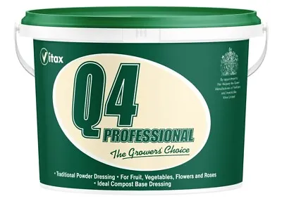 Vitax Q4 Traditional Formula Growers Choice For Fruit Vegetable Rose Pellet 10kg • £43.99