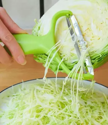 Stainless Steel Potato Peeler Cabbage Lettuce Head Grater Shredder Slicer Salad • $6.56