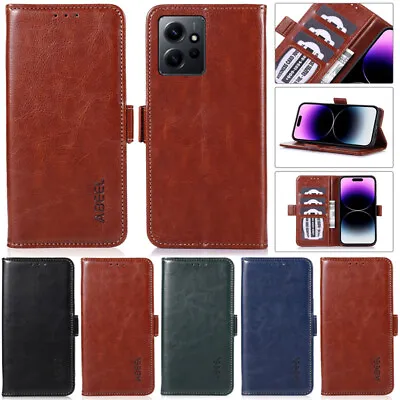 Retro Wallet Leather Flip Case Cover For Xiaomi 14 13T Redmi 12 A1 A2+ Note 12S • $19.79