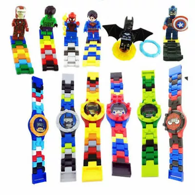 NEW Marvel Super Heroes Mini Figure Watch Kids Children Birthday Party Gifts • £7.06