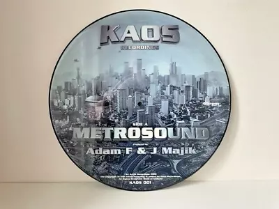 Adam F & J Majik - Metrosound 12  Drum & Bass Picture Disc Vinyl Kaos 2002 D&B • $31.11