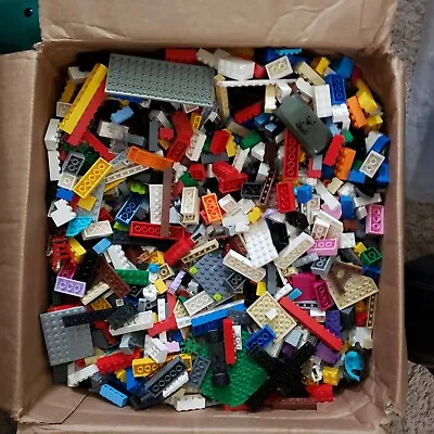 LEGO 2 Pound Bulk Bricks Building Assorted Pieces Lot Bricks Basic Clean • $12.67