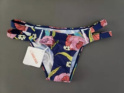 6 SHORE ROAD By POOJA Women's Floral Strappy Bikini Swim Bottom  S NWT • $9.99