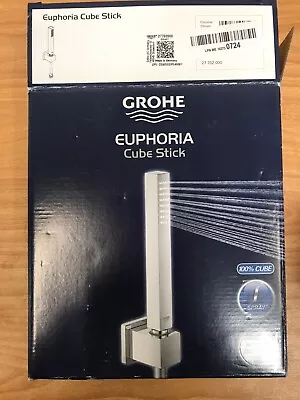 £21 • Buy 27703000 | Euphoria Cube Stick Hand Shower Bath Set | 1 Spray, Chrome