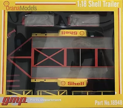 1:18 Shell Oil Tandem Car Trailer * GMP18948 • $99.95