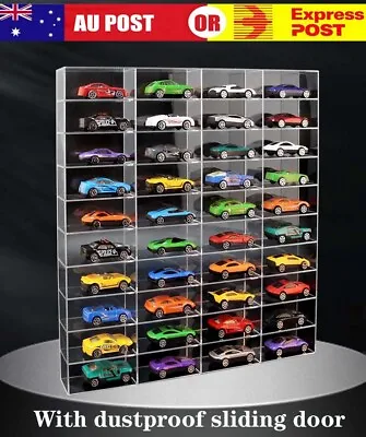 1:64 Toy Model Cars Acrylic Display Case Storage Cabinet For Hot Wheels Matchbox • $97.99