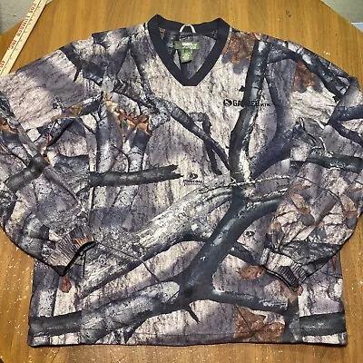 Gander Mountain Windblock Mossy Oak Treestand Camo Pullover Men’s Size M • $20