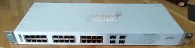 3Com Baseline Switch 2824 24 Port Gigabit Network Switch With Brackets • £20