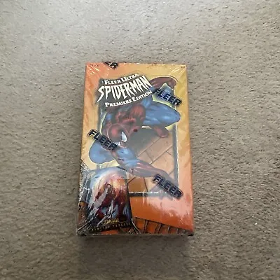 Marvel 1995 Fleer Ultra Spider-Man Trading Card Box Premiere Edition New • $740