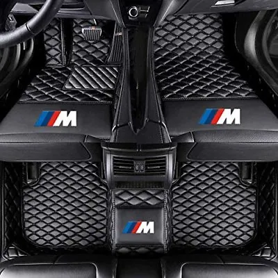 Car Floor Mats Fit BMW Model Waterproof Auto Custom Liner Carpets Pu Leather • $28.50