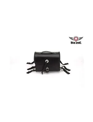 Classic Leather Motorcycle Sissy Bar Bag - Free Shipping • $34.99