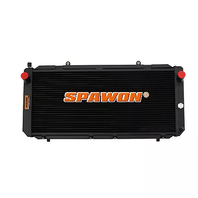 MT SPAWON For Toyota MR2 Turbo Coupe L4 1991-1995 2.0L Aluminum Black Radiator • $130