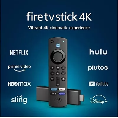 Amazon Fire Stick 4K Streaming Device Alexa Netflix Prime USE DISCOUNT CODE • $59.99