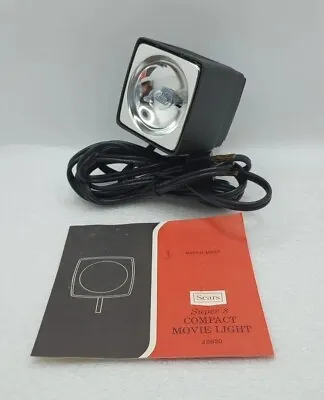 Sears Super 8 Compact Movie Light ~ Model 8820 ~ Tested Working (VG) • $12.77