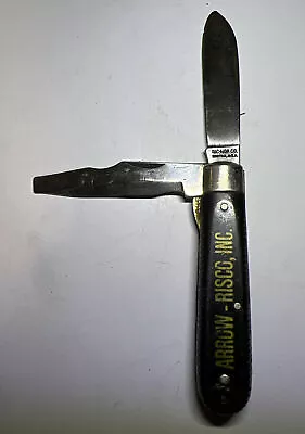 Vintage Ric-nor Co. Boston Mass Folding Pocket Knife Work Electrician Camping ! • $35