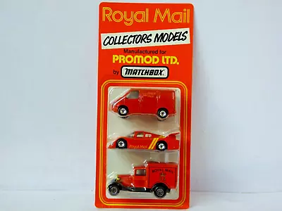 Matchbox Superfast Royal Mail Gift Set Contains Ford Transit Model A VanSauber • $7.39