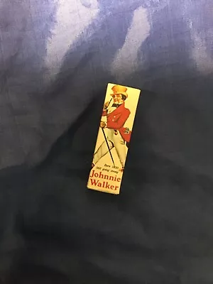 VINTAGE JOHNNY WALKER BOX MATCHES MATCH BOOK 1970's / 80's RARE EX  UNUSED COND • $25