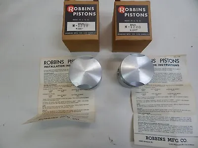 Bsa A10 Pre Unit 650 Pistons .020 8.25:1 Robbins Golden Super Flash Road Rocket • $179.46