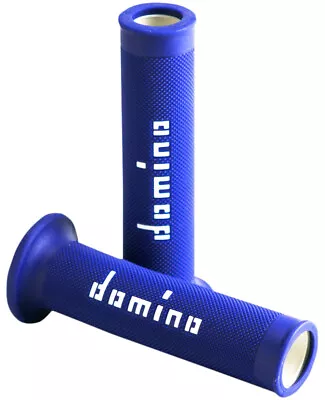 Domino MotoGP Blue/White Twist Throttle Handlebar Grips (A01041C4648) • $28.32