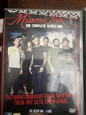 £5 • Buy Miami Ink Complete Seasons 1, 2, 3, DVD Boxsets 14 Discs Tattoo Theme