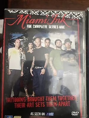 £5 • Buy Miami Ink Complete Seasons 1, 2, 3, DVD Boxsets 14 Discs Tattoo Theme