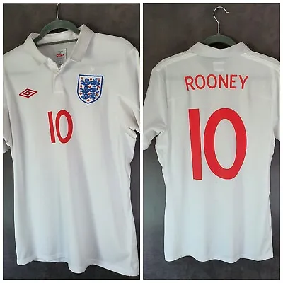 £24.99 • Buy Mens England Football Shirt Size Medium Rooney 10 : 2009-2010 World Cup Shirt