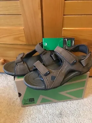 KARRIMOR Antibes Sandals Black Size UK 8 EU 42 BNWB • £30