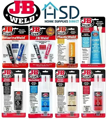 £6.98 • Buy JB Weld Glue Adhesive Epoxy Bond Plastic Marine Clear Kwik Weld Wood Syringe RTV
