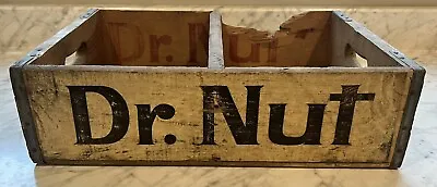 Vintage Dr Nut Soda Wooden Crate  • $75