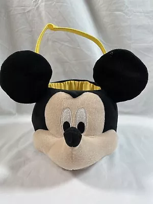 Disney Mickey Mouse Plush Halloween/Easter Hunter Basket READ • $7.82