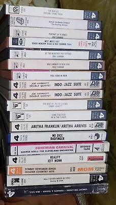 Lot Of 18 Vintage 4-track Audio Tapes -- Various Genres And Artists • $224.50