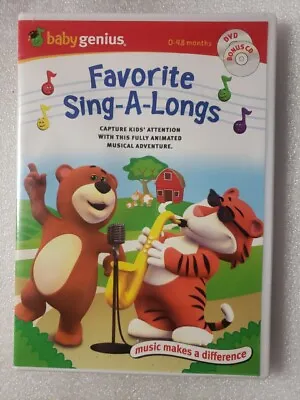 Baby Genius: Favorite Sing-A-Longs DVD + CD 2006 • $4.50