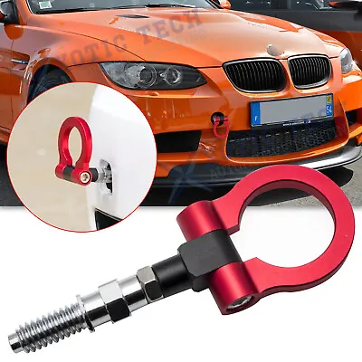 JDM Sport Red Track Aluminum Alloy Tow Hook For BMW 325i 328i 330i 335i E90 E70 • $16.96