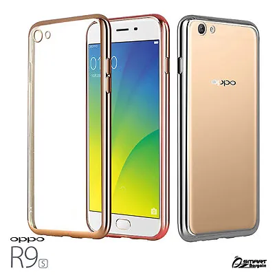 Chrome Soft TPU Jelly Gel Fancy Case Cover For Oppo R9 / R9s / R9 Plus • $4.99