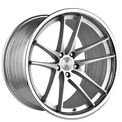 (4) 20  Staggered Vertini Wheels RFS1.5 Brushed Silver Rims (B4) • $1800