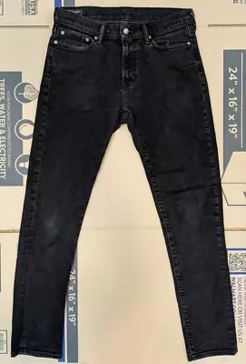 Abercrombie & Fitch Rustin Athletic Skinny Stretch Black Jeans Men's 32x32 • $20