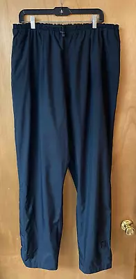 Dryjoys By Footjoy Golf Rain Pants Men's Black Waterproof - Size XL • $29.99